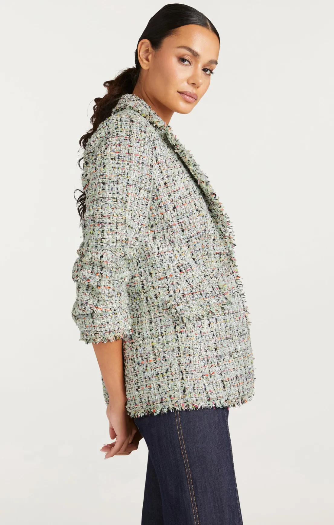 Anya Boucle Khloe Blazer