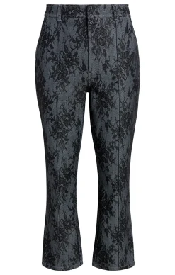 Bonded Lace Cropped Evelyn Pant