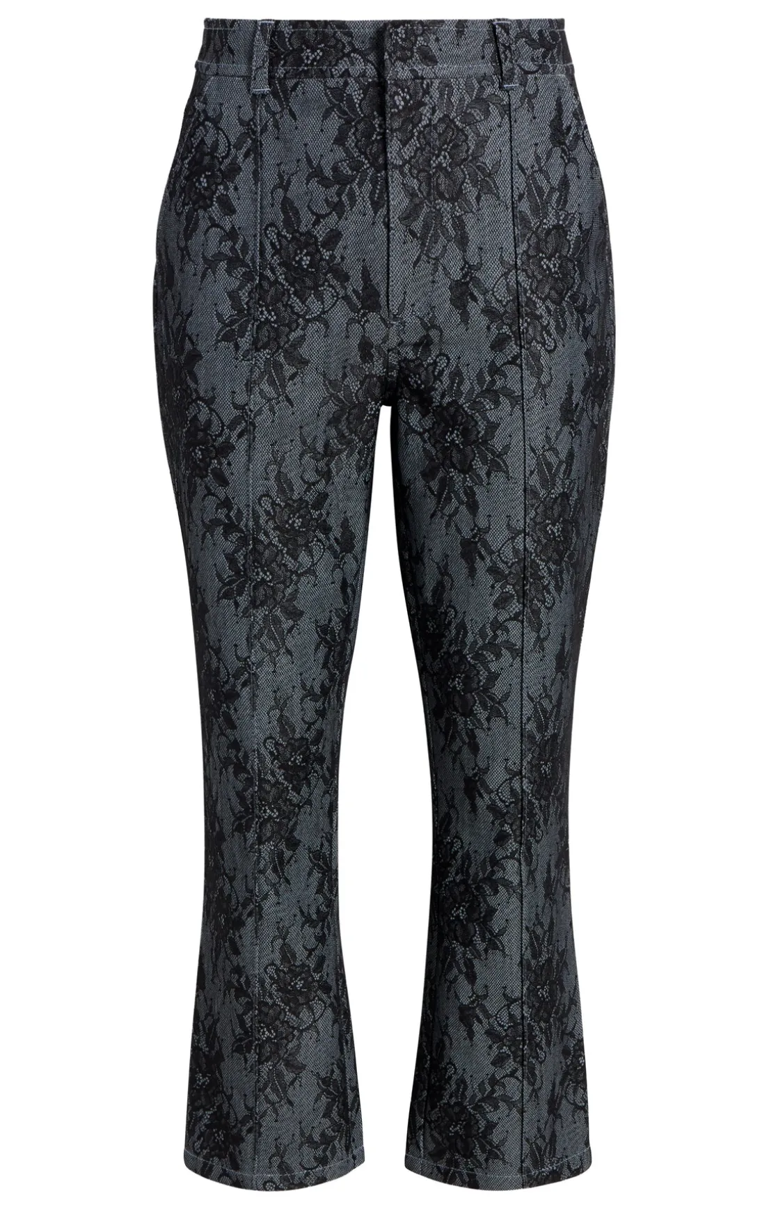 Bonded Lace Cropped Evelyn Pant