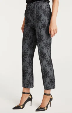 Bonded Lace Cropped Evelyn Pant