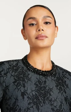 Bonded Lace Reina Dress