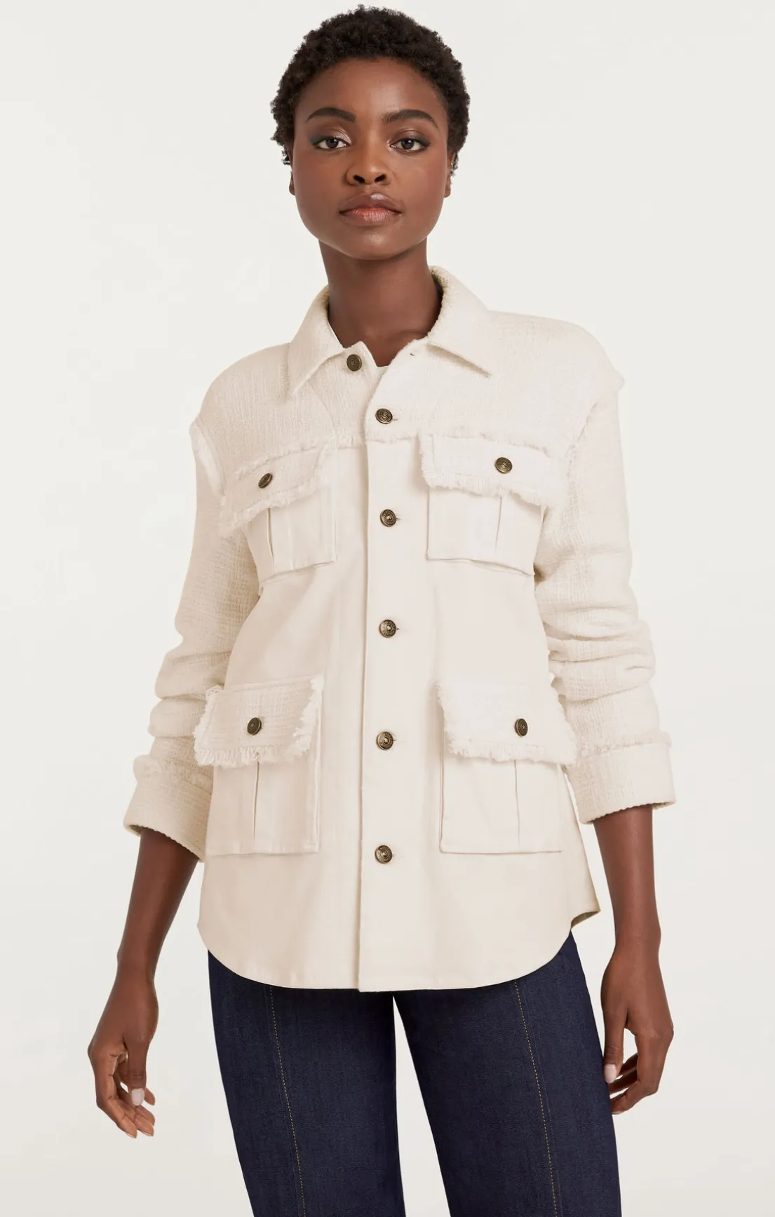 Boucle Combo Vera Jacket