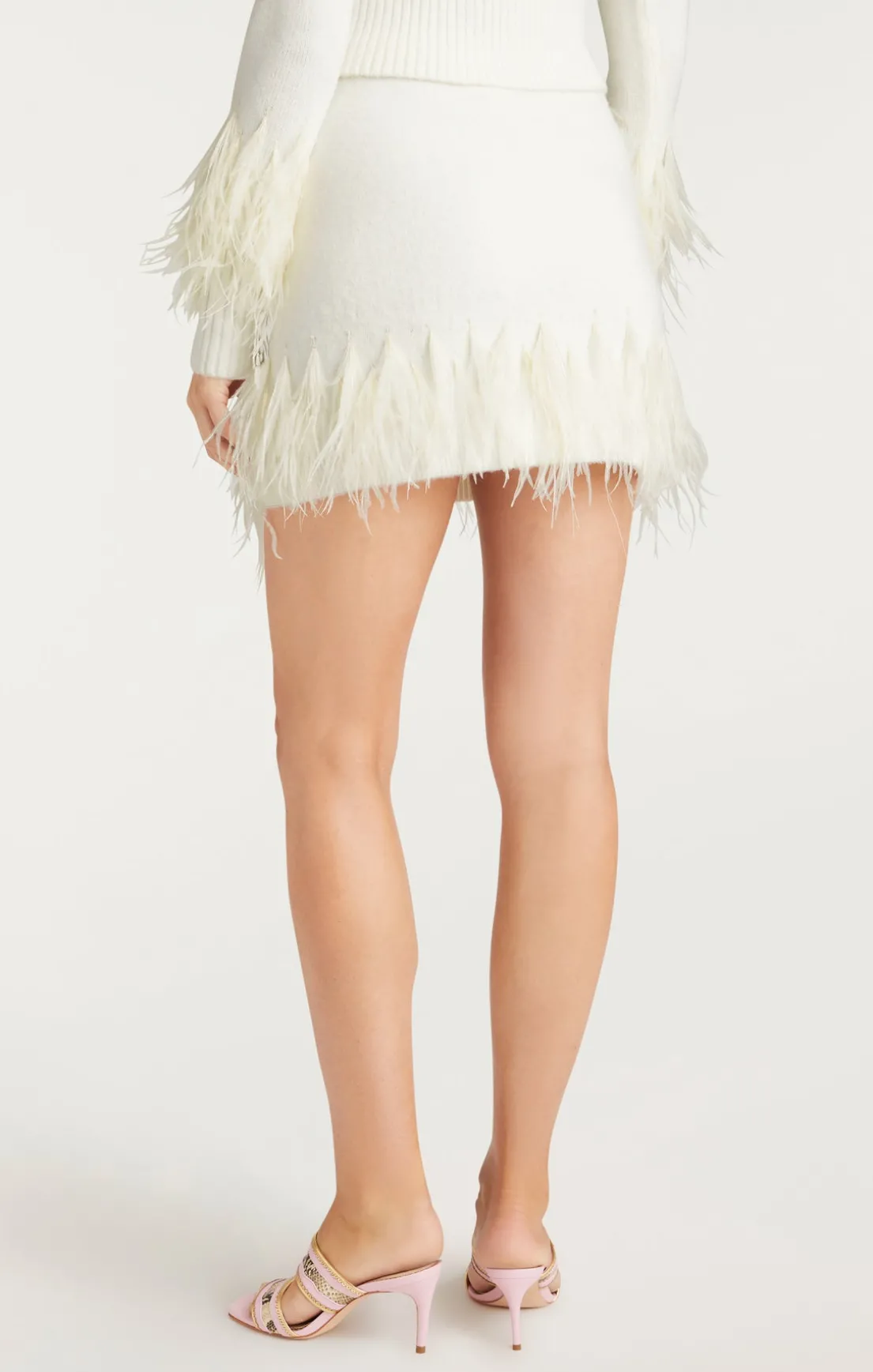 Briana Feather Mini Skirt