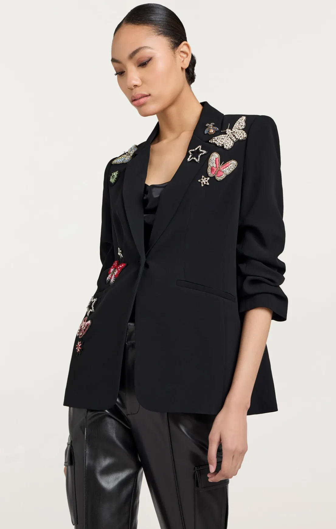 Butterfly Embellished Kylie Blazer