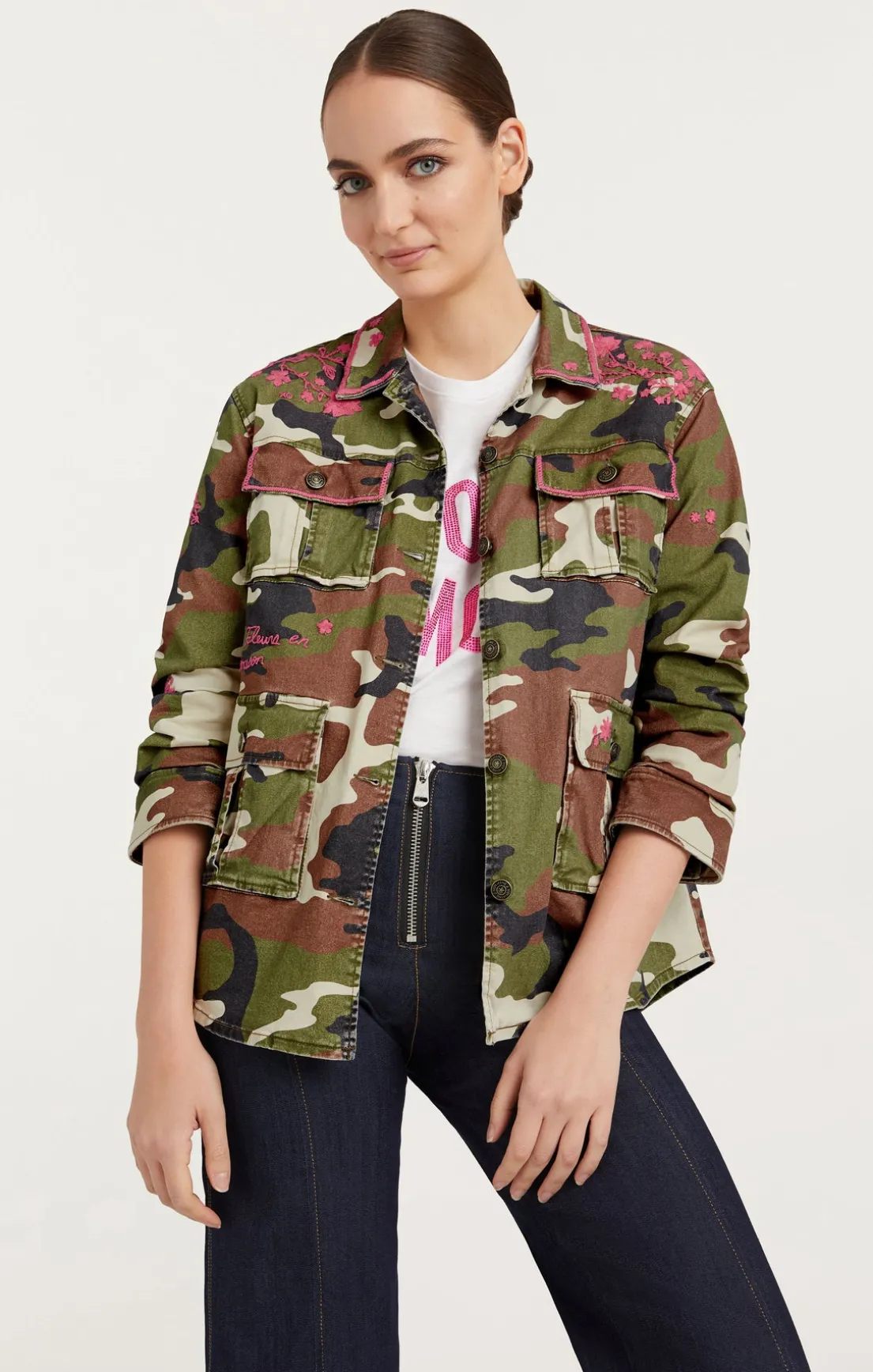 Camo Floral Vine Vera Jacket