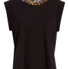 Chunky Rhinestone Embellished Tee