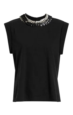 Chunky Rhinestone Embellished Tee