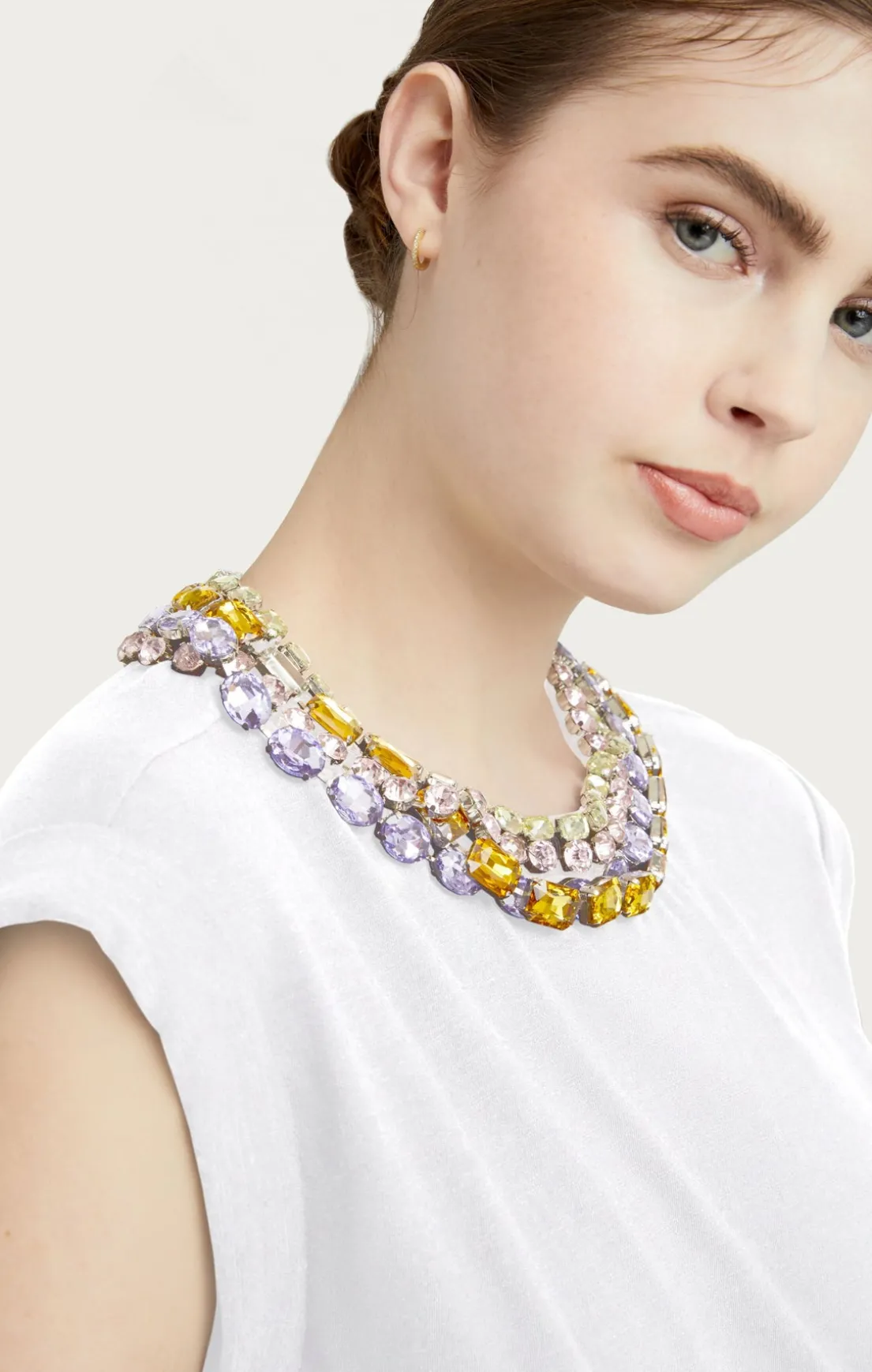 Chunky Rhinestone Embellished Tee