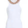Chunky Rhinestone Necklace Lizzie Top