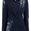 Coastal Floral Embellished Cheyenne Blazer