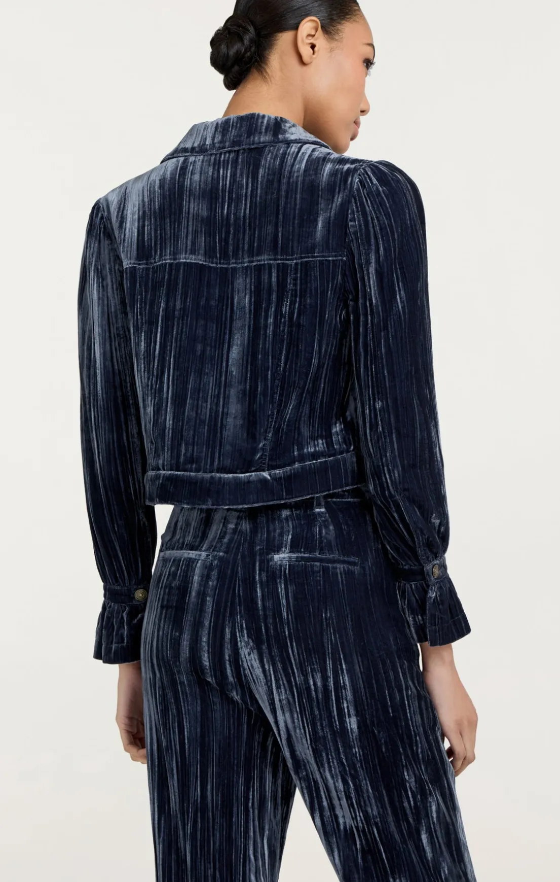 Crushed Velvet Dillon Jacket