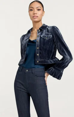 Crushed Velvet Dillon Jacket