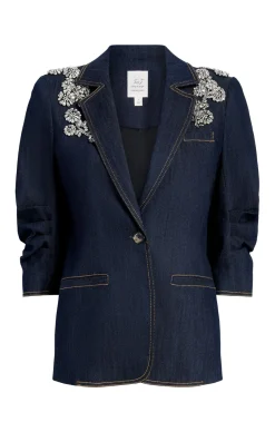 Crystal Chrysanthemum Khloe Blazer
