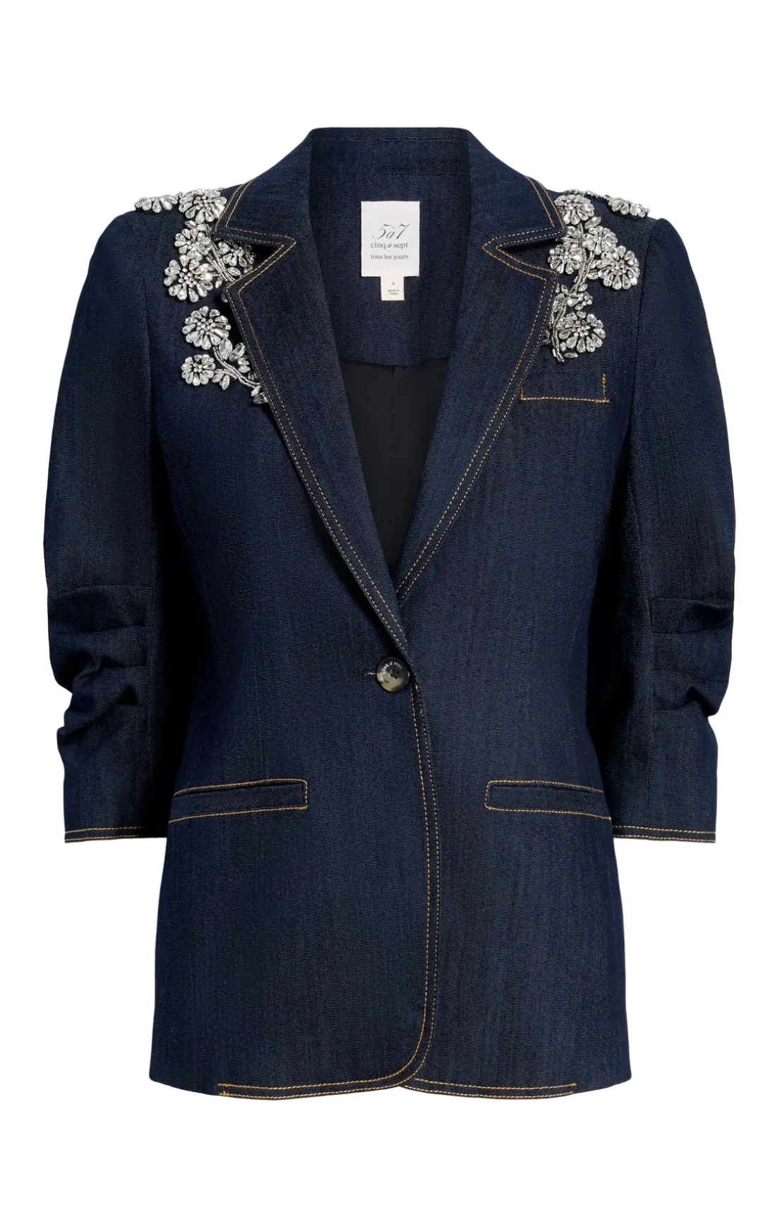 Crystal Chrysanthemum Khloe Blazer