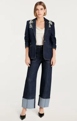 Crystal Chrysanthemum Khloe Blazer