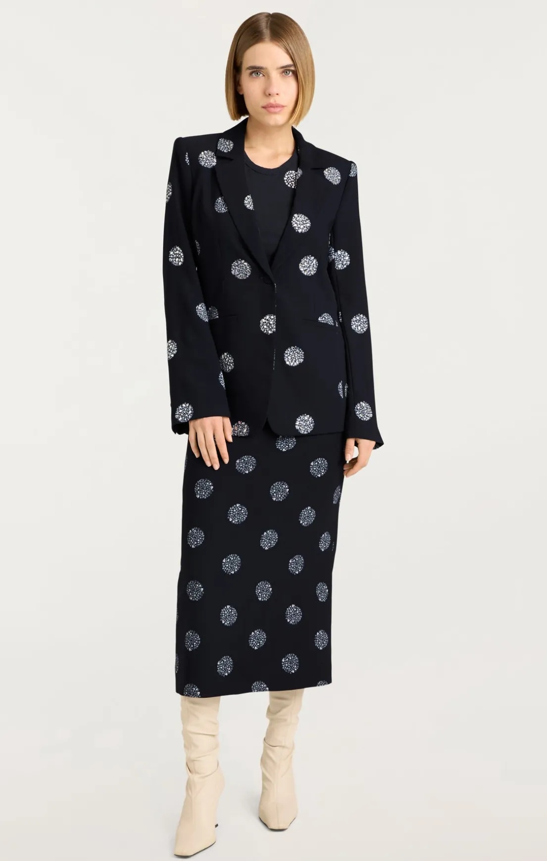 Crystal Dot Karlie Blazer