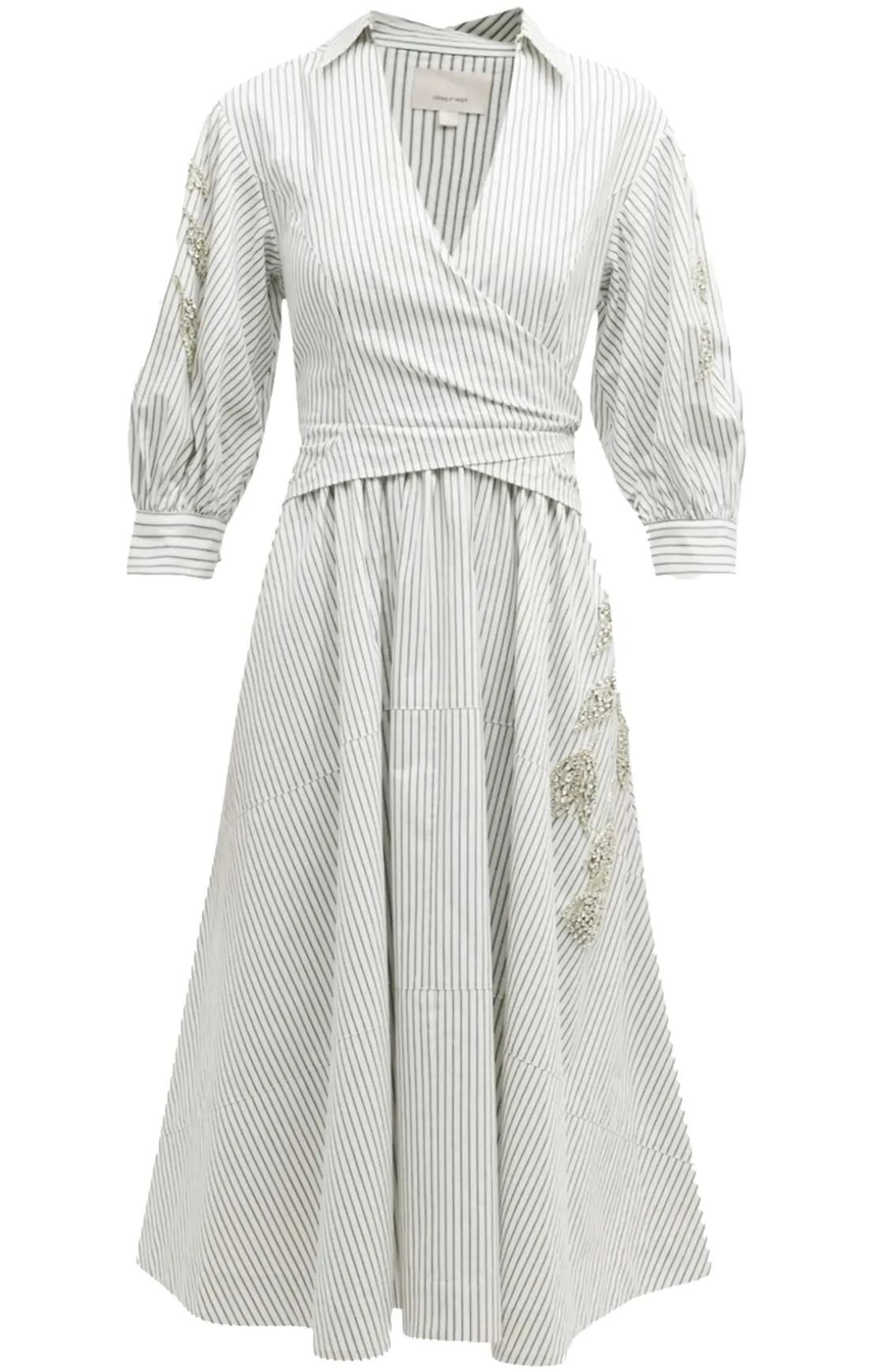 Crystal Floral Embellished Camron Dress