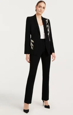 Crystal Floral Embellished Cheyenne Blazer