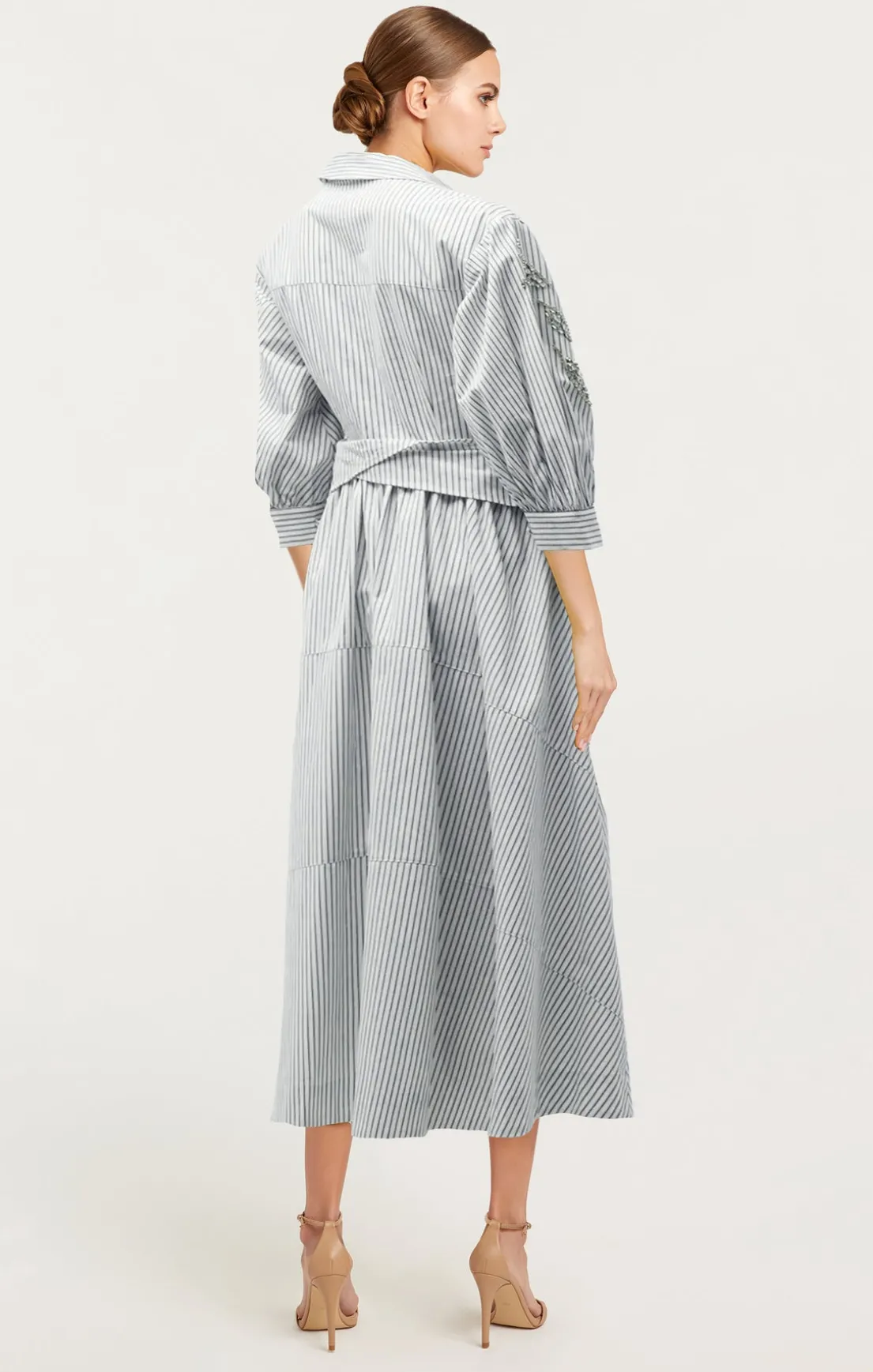 Crystal Floral Embellished Camron Dress