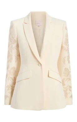 Cutout Paisley Embellished Cheyenne Blazer