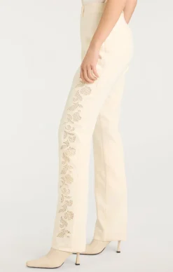 Cutout Paisley Embellished Kerry Pant