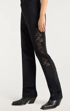 Cutout Paisley Embellished Kerry Pant