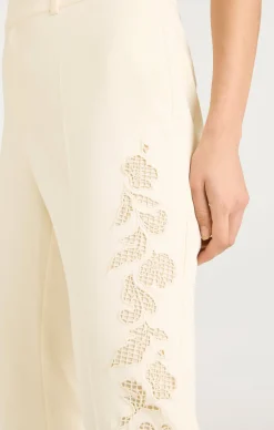 Cutout Paisley Embellished Kerry Pant