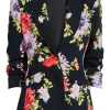 Dark Chrysanthemum Scrunched Cheyenne Blazer