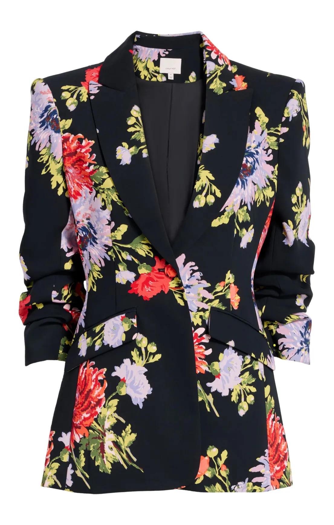 Dark Chrysanthemum Scrunched Cheyenne Blazer