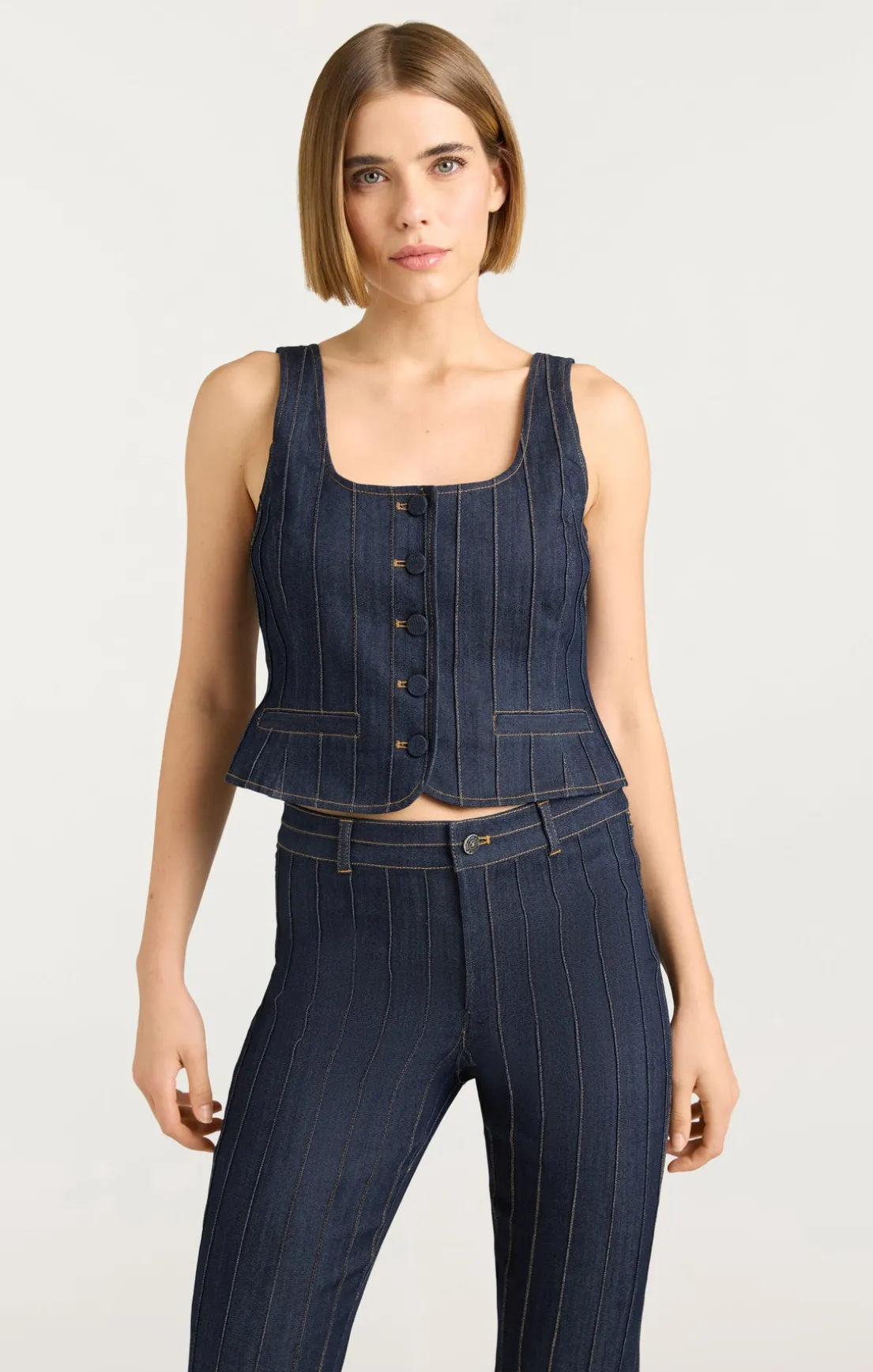 Denim Rowena Top