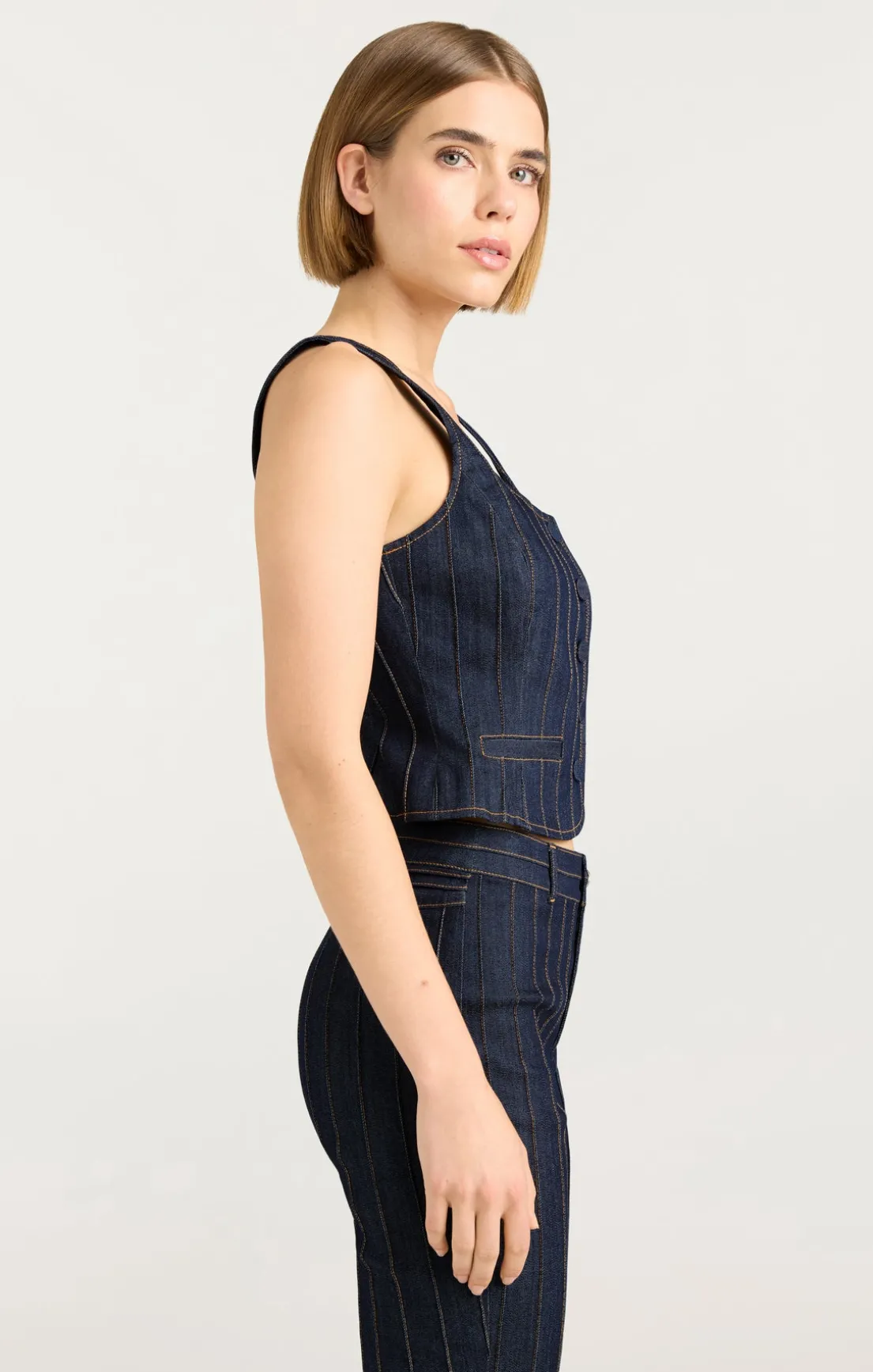 Denim Rowena Top