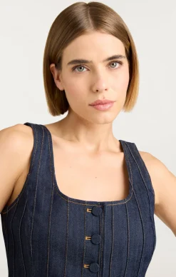 Denim Rowena Top