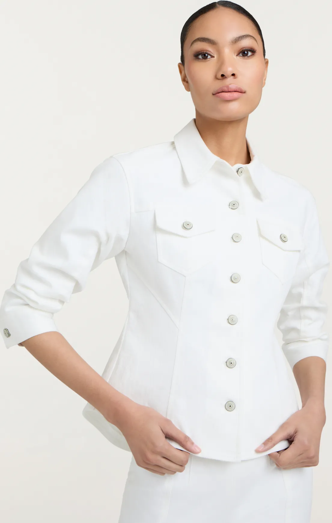 Denim Scrunched Canyon Jacket