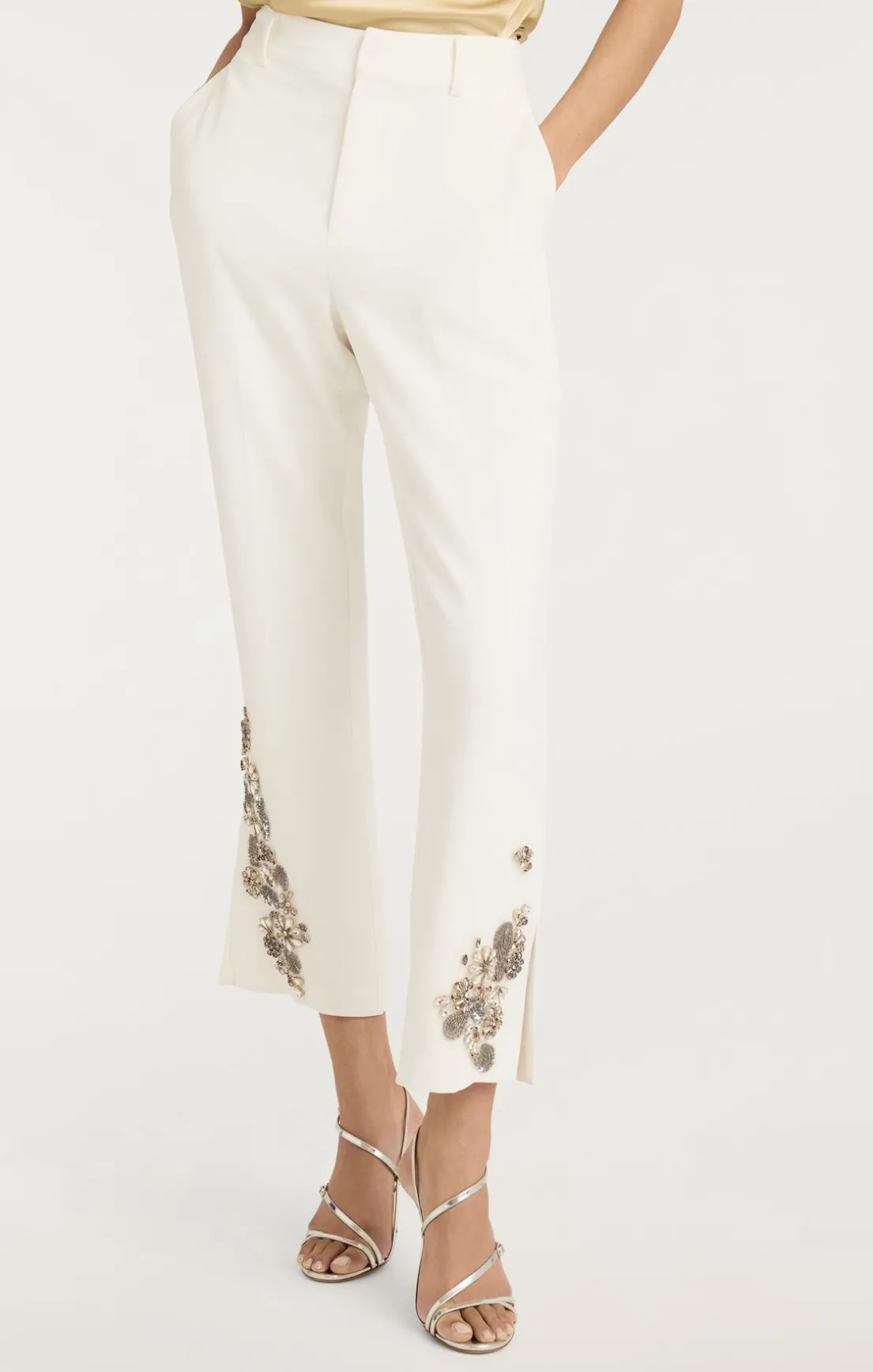 Diamond Daisies Cropped Kerry Pant