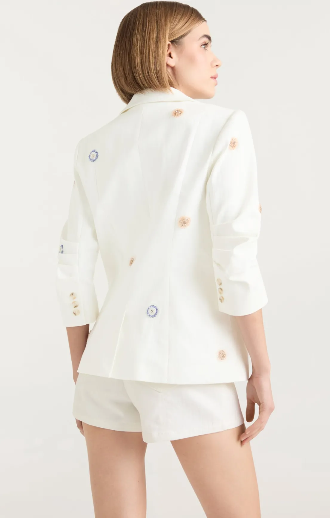 Ditsy Dots Denim Khloe Blazer