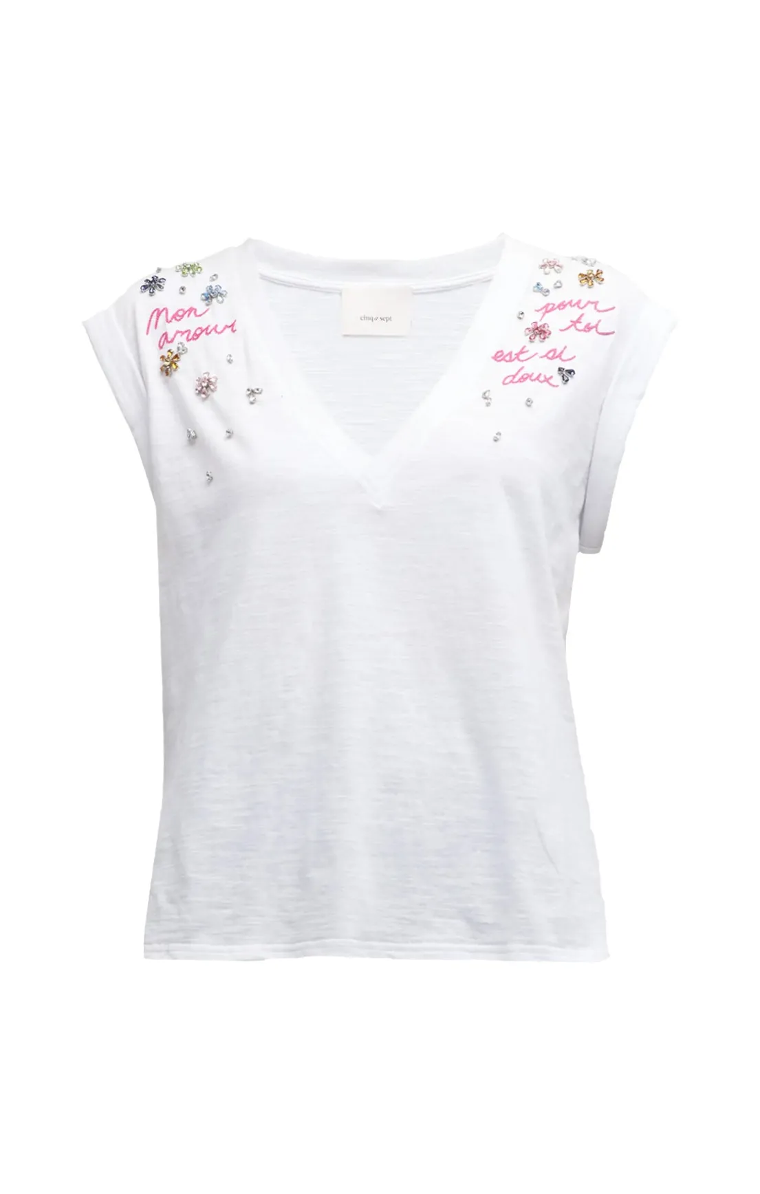 Ditsy Floral Vneck Bella Tee
