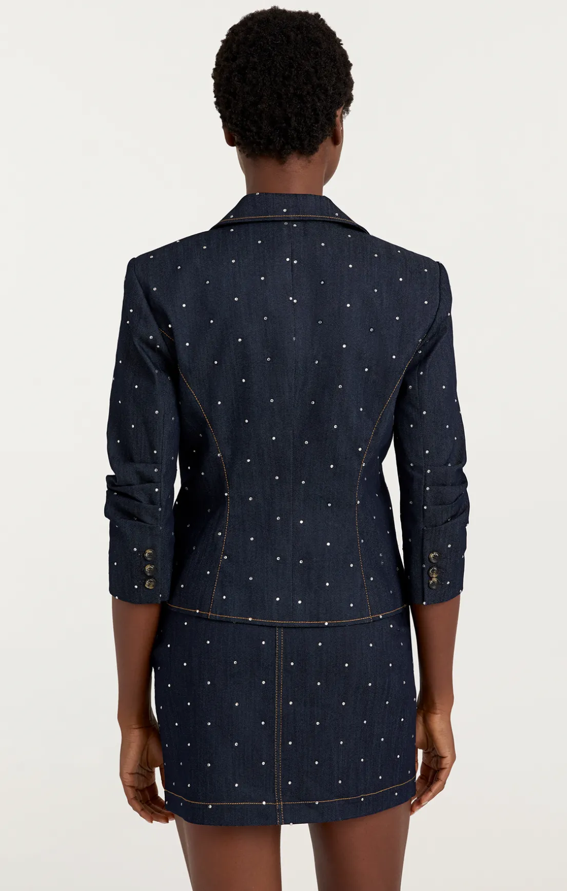 Ditsy Rhinestone Le Petit Khloe Blazer