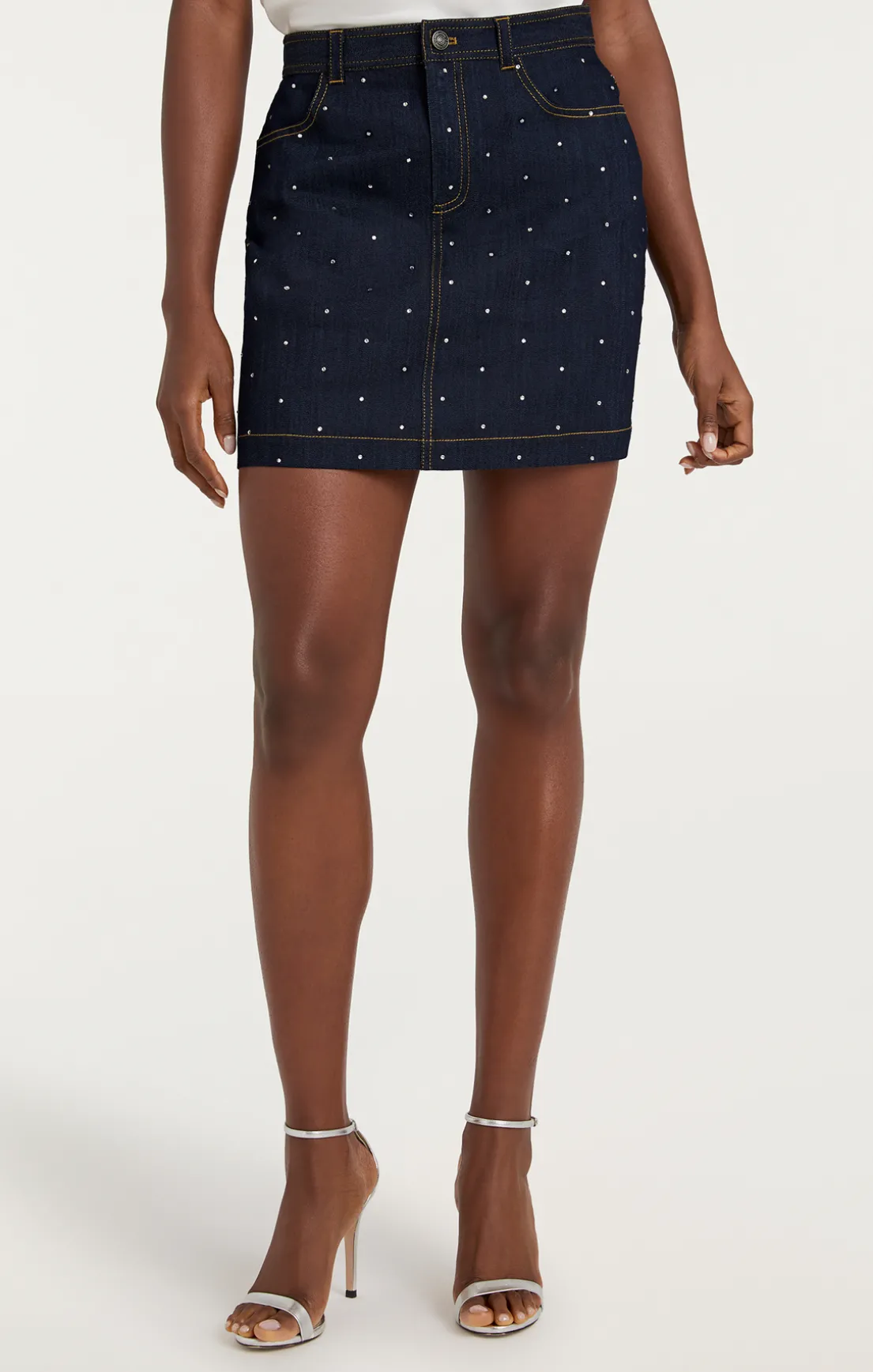 Ditsy Rhinestone Lynette Skirt