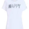 Embroidered Happy Tee