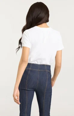 Embroidered Happy Tee