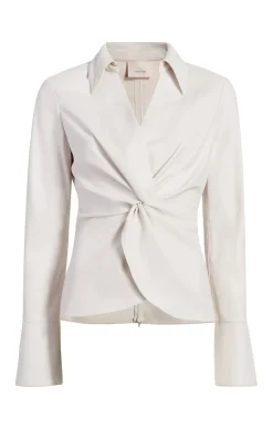 Faux Leather Mckenna Top