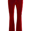 Flocked Denim Suzette Pant
