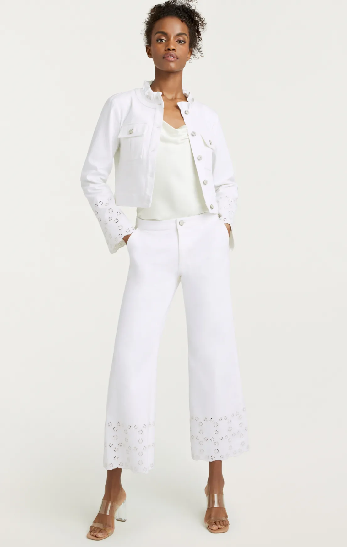 Floral Eyelet Matilde Jacket