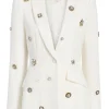 Gold Charm Embellished Cheyenne Blazer