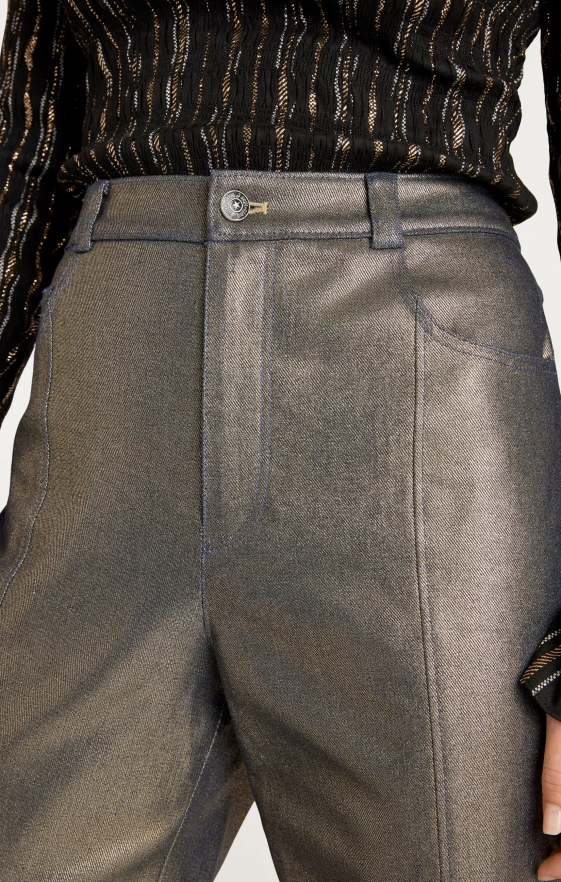 Gold Coated Francine Pant