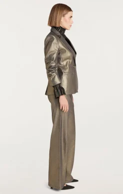 Gold Coated Khloe Blazer