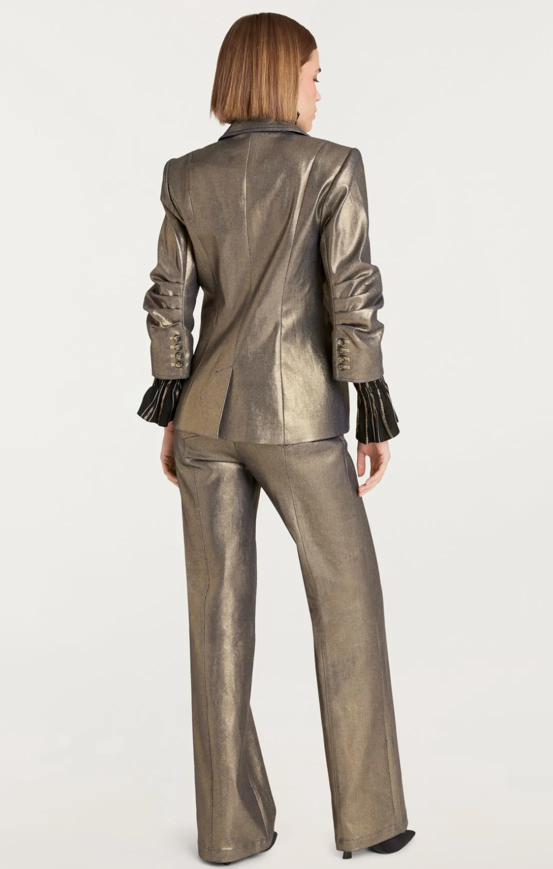 Gold Coated Khloe Blazer
