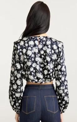 Graphic Floral Kamala Top