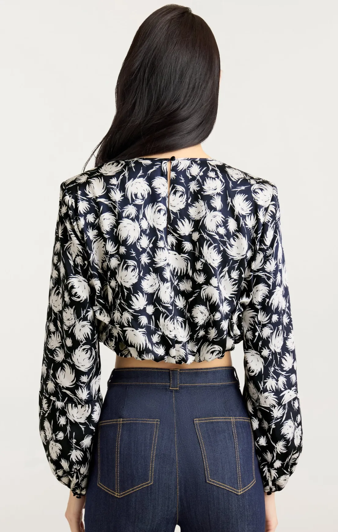 Graphic Floral Kamala Top