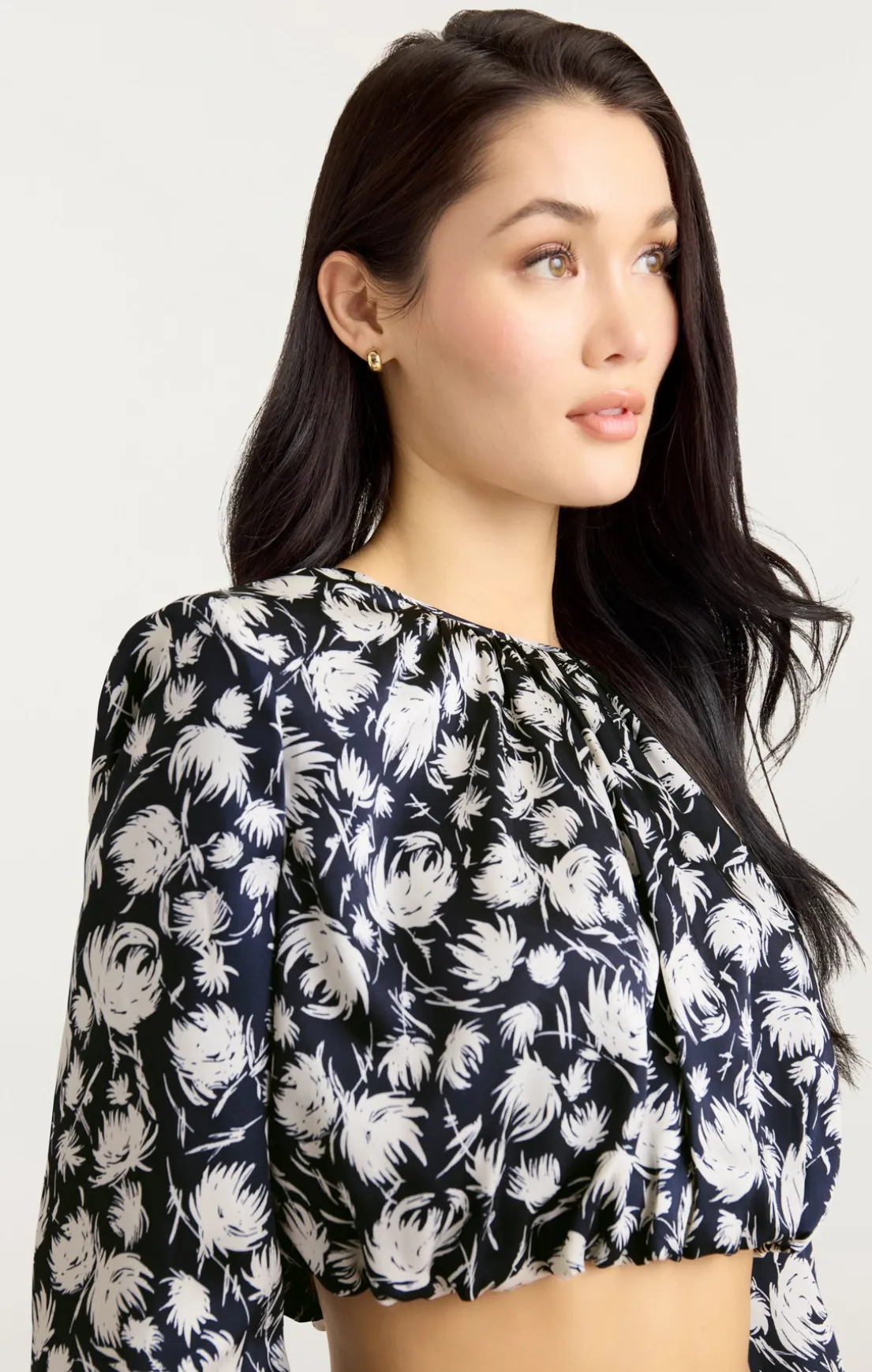 Graphic Floral Kamala Top